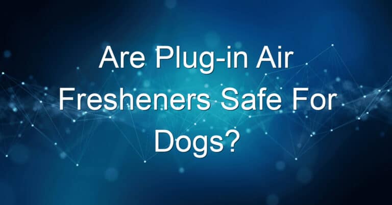 are plug in air fresheners safe for dogs 1653