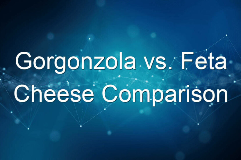 Gorgonzola vs. Feta Cheese Comparison